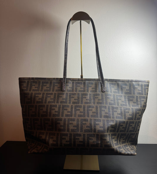 Fendi Zucca roll tote bag