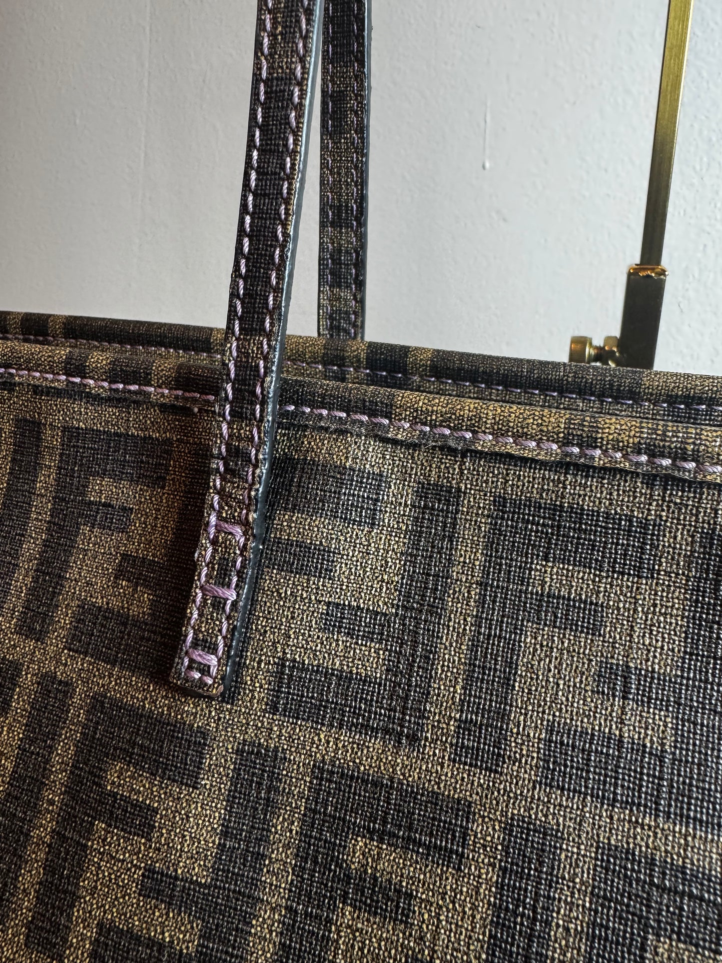 Fendi Zucca roll tote bag